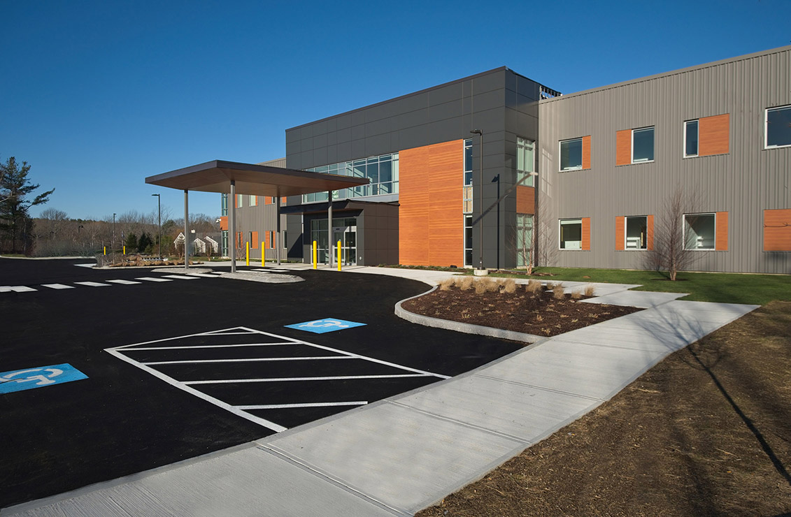 Exterior of the new Pen Bay Medical Center Health Center in Rockport